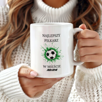Personalizowany Kubek - Najlepszy Piłkarz w Mieście