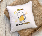 wzorRare Moments Poduszka piwo to moje paliwo 1