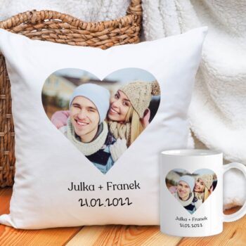 Personalizowany Zestaw Poduszka + Kubek 1
