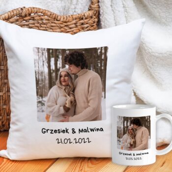 Personalizowany Zestaw Poduszka + Kubek 2