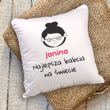 Personalizowana Poduszka - Najlepsza Babcia