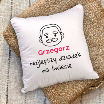 Personalizowana Poduszka - Najlepszy Dziadek