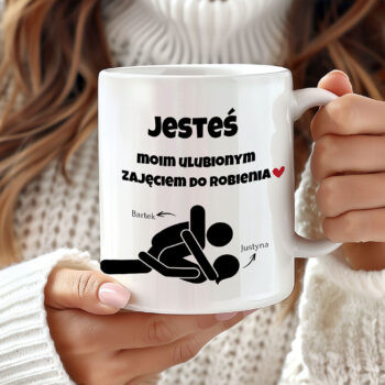 Personalizowany Dwuznaczny Kubek - "Ulubiona Rzecz"