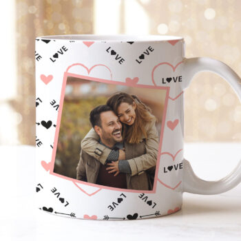 Personalizowany Kubek ze Zdjęciem - Walentynki