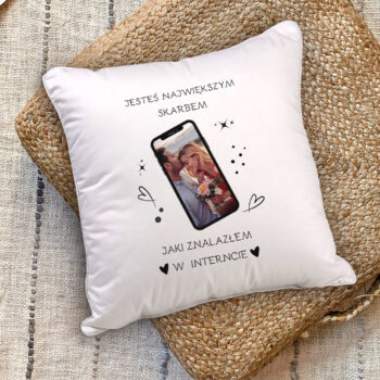 Personalizowana Poduszka - Największy skarb w Internecie