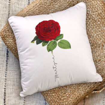 Personalizowana Poduszka - Róża