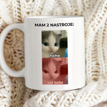 Kubek Mem "Hehe / not Hehe"