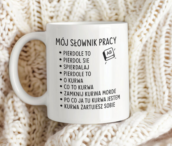 Kubek Mem – "Mój słownik pracy"